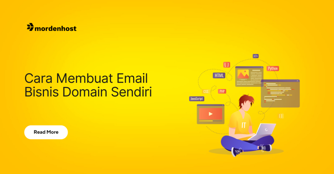 Ilustrasi thumbnail artikel cara membuat email bisnis dengan domain sendiri